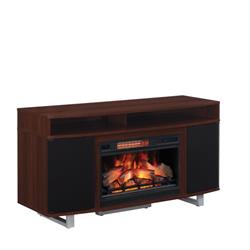 56" Enterprise Cherry  TV  with a Fireplace 26MM9856-NC10-CHERRY Image